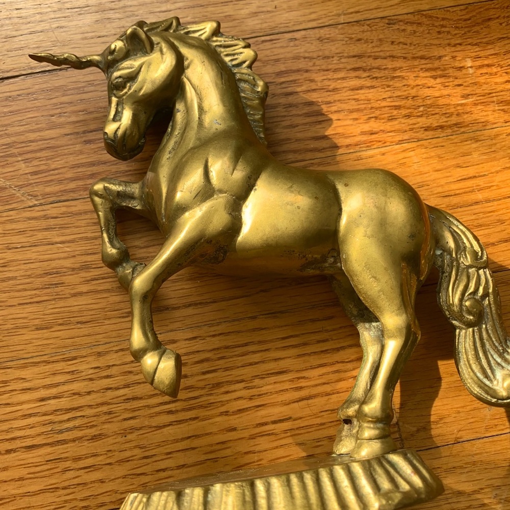 Solid Brass Mid Century Unicorn - Picture 12 of 13